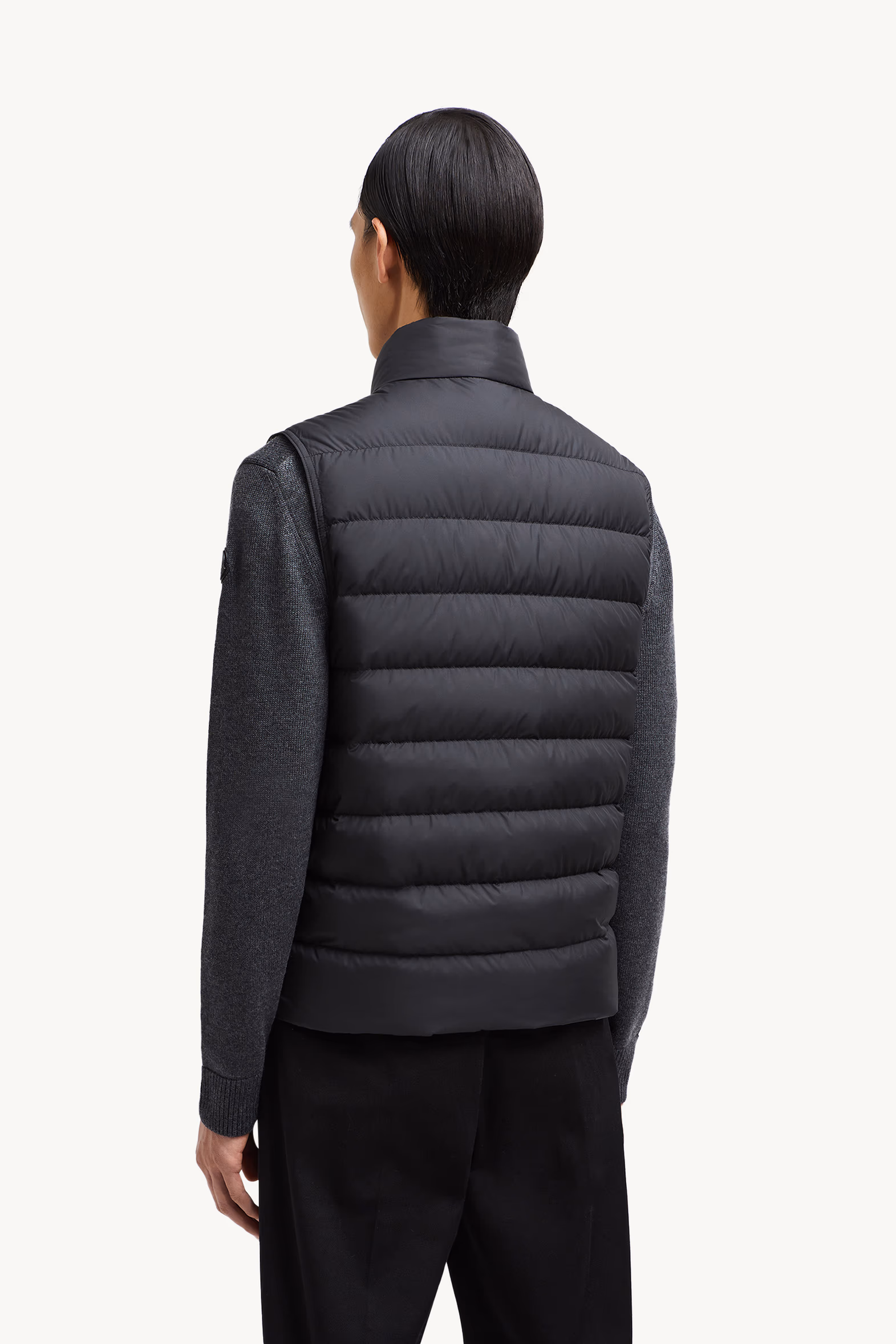 Treompan Down Vest Men Black Moncler 5